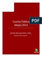 Cuenta Publica 2013 Al COSOC