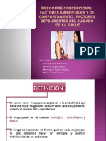 Riesgo pre concepcional-Factores ambientales y de comportamiento ,.pptx