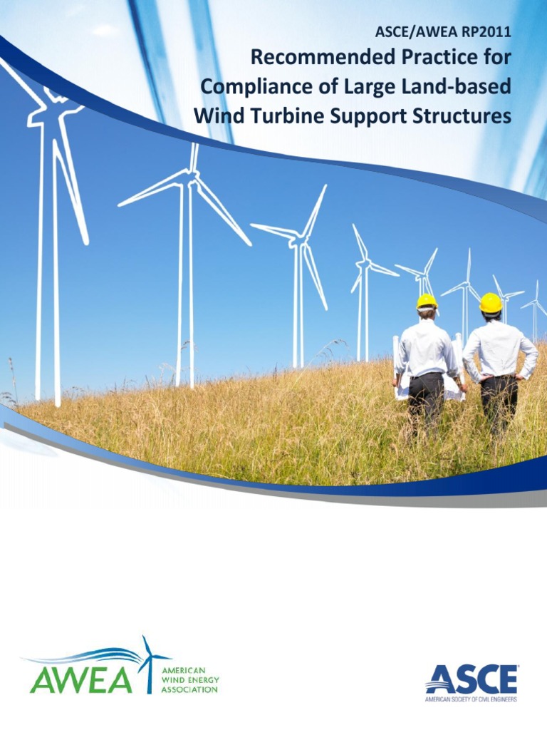 Asce-Awea Rp2011 (Public Release) | PDF | Wind Power | Wind Turbine
