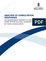 Home Office Licensing Consultation Response Analysis 1