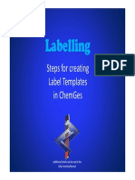 Labelling: Steps For Creating Label Templates in Chemges