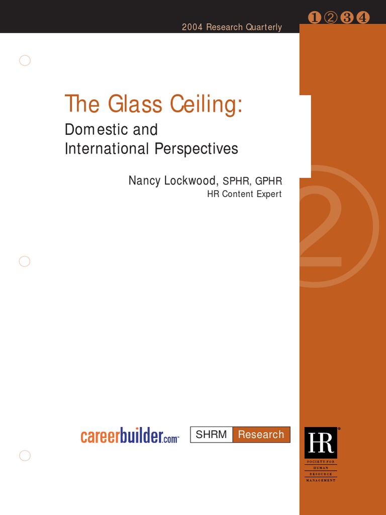 Glass Ceiling Gender Pay Gap Human Resource Management