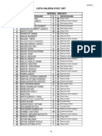 Tabel KVSC 1907 Membrii 2009-2010