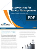 Best Practices for Service Management