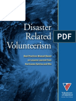 Best Practices Manual - Disaster Related Volunteerism-1