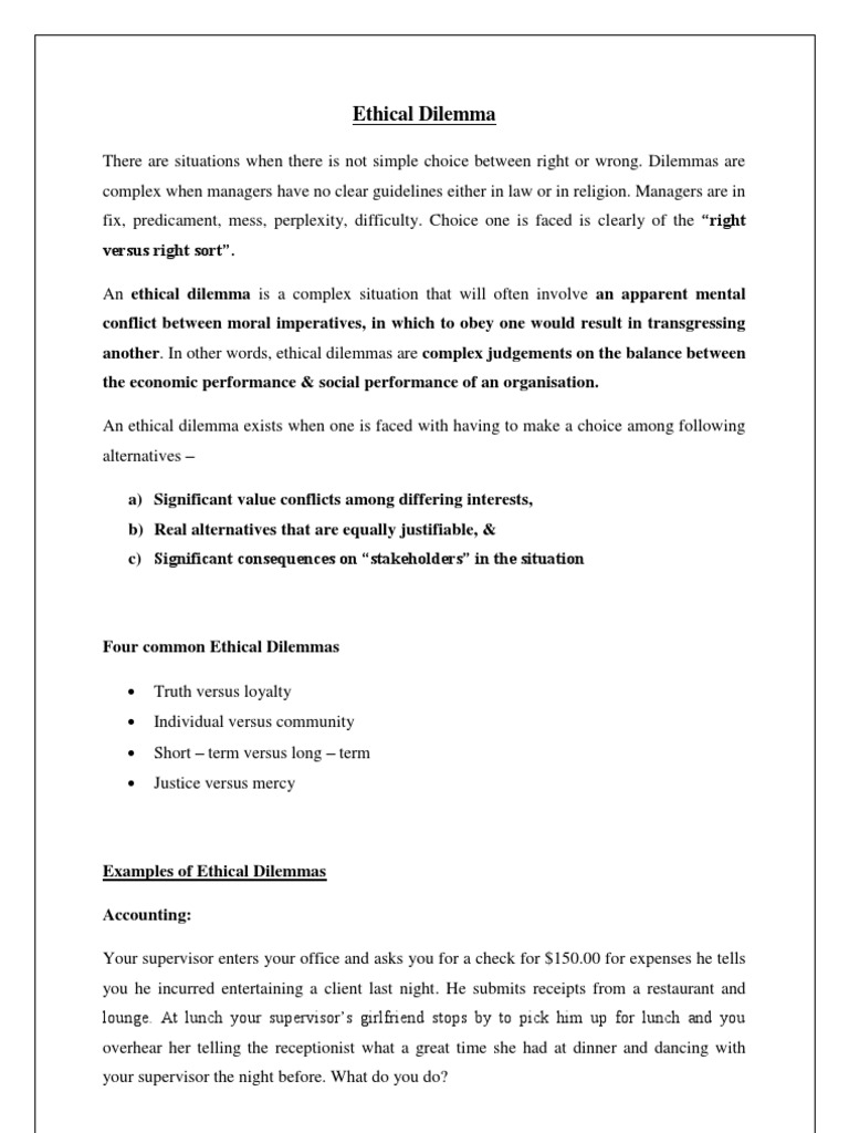 Case examples of ethical dilemmas in social work practice image