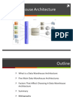 Data Warehouse Architecture Types and Factors