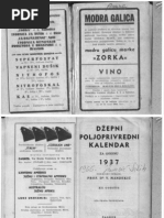 1937 Dzepni Poljoprivredni Kalendar | PDF