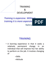 Training and Development