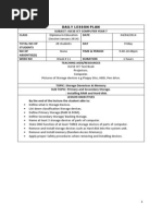 daily lesson plan computertechnician