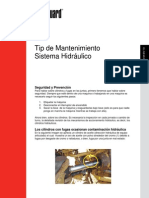 Tip de Mantenimiento Hidraulico