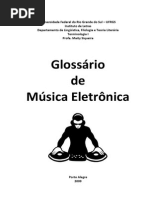 Glossario de Musica Eletronica.