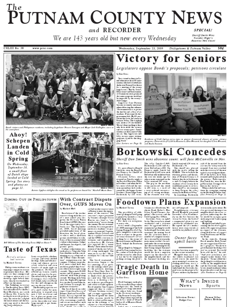 Putnam County News and Recorder, Sept 23 PDF