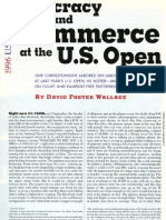 David Foster Wallace 1996 Us Open