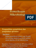 Pemeriksaan mikrobiologi