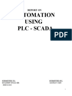 Report on Automation Using PLC - SCADA