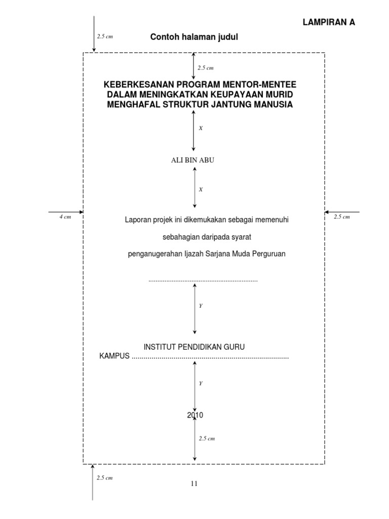 Format Kajian Tindakan PISMP IPG