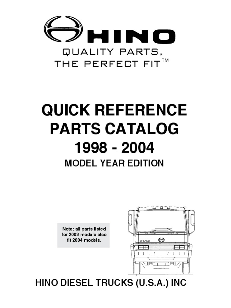 HINO 1998 2004 | Anti Lock Braking System | Truck