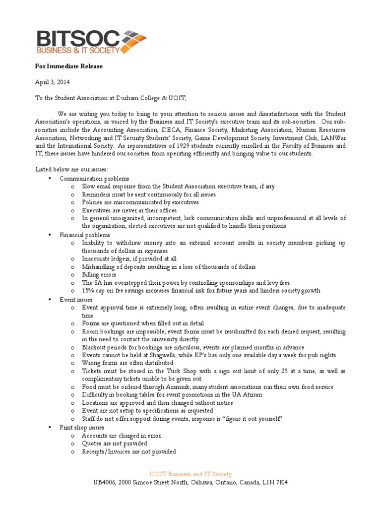 Letter of disappointment in service image