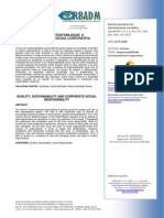 Rodrigues, 2013_Qualidade, Sustentabilidade e Responsabilidade Social Corporativa