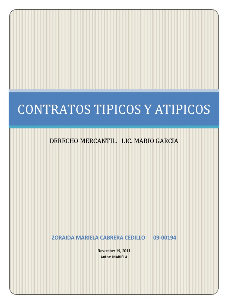 Contratos aleatorios pdf