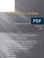 Sistematika Latihan