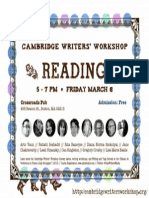 Re Adi NG: Cambridgewriters' Workshop