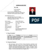 Curriculum Vitae -Geovani Diky Saputra