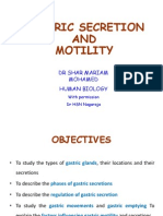 Gastric Secretion AND Motility: DR Shar Mariam Mohamed Human Biology