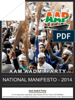 AAP National Manifesto 2014