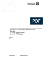 Uow009700 Closed Circuit Television System Commissioning Standard