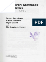 Research Methods in Politics: Palgrave