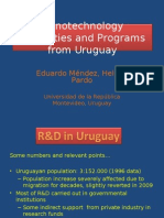 Nanotechnology Capacities and Programs From Uruguay