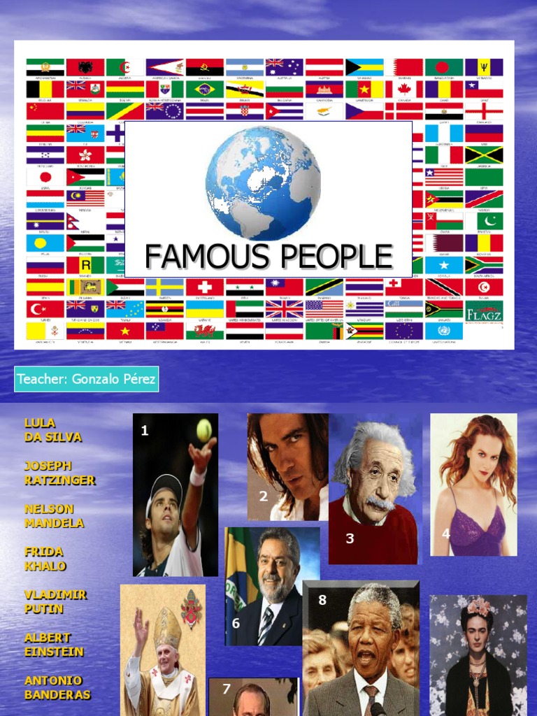 Famous People and Their Nationalities | PDF
