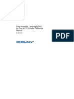 Cray Assembly Language Reference