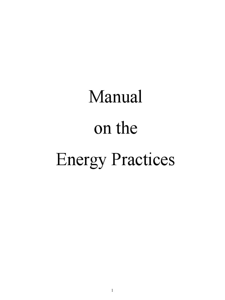Esoteric Energy Practices Manual | PDF
