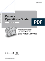 Camera Operations Guide: DCR-TRV361/TRV460