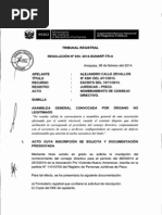 Asamblea general convocada por órgano no legitimado