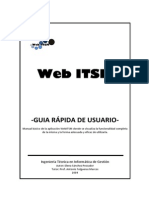 Guia Rapida de Usuario - WebITSM - (Elena Sanchez Pescador)
