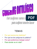 Coaching Ontologico