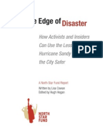 From The Edge of Disaster: How Activists and Insiders Can Use The Lessons of Hurricane Sandy