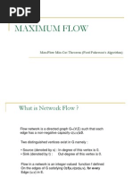 Maximum Flow: Max-Flow Min-Cut Theorem (Ford Fukerson's Algorithm)