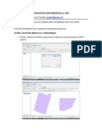 Manual para Ingresar Datos Cartogrficos Al GPS