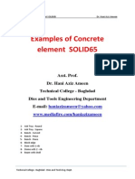 Examples of Concrete Element SOLID65 