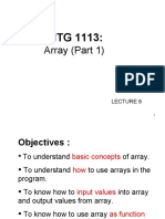 BITG 1113:: Array (Part 1)