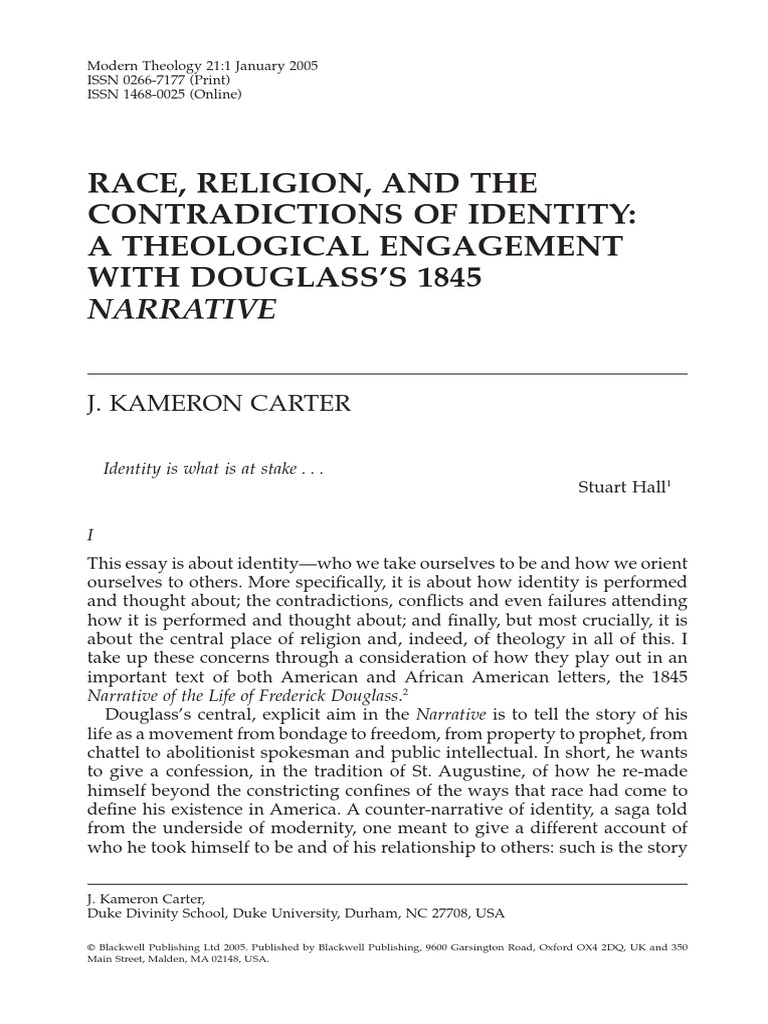 Race, Religion, and The Contradictions of Identity | PDF | Cain And ...