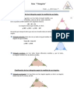 Guía 2 Triángulos Clasificación