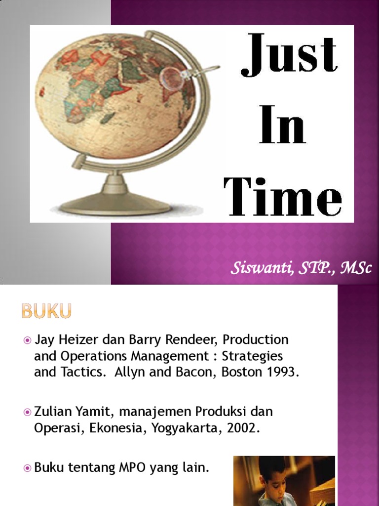 Manajemen Produksi Just In Time (JIT) | PDF