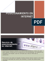 Posicionamiento en Internet