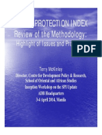 1-Social Protection Index Technical Workshop - Review of the Methodology_Highlights of Issues and Problems (Terry McKinley)